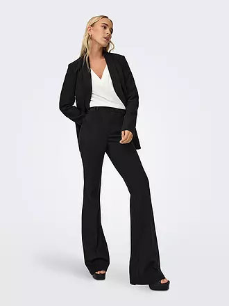 ONLY | Pantaloni Flared Fit ONLPEACH | schwarz